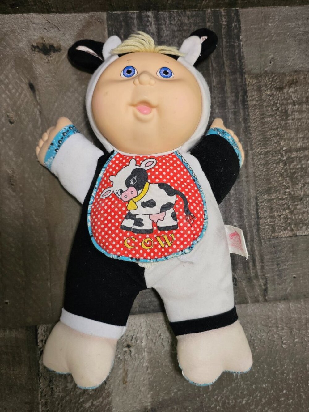 Cabbage Patch Kids Babyland Cow Plush Doll Talking With Moo Sound Xavier Roberts